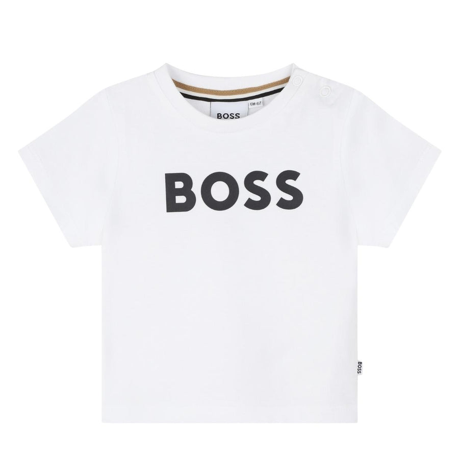 BOSS Baby Printed Logo White T-Shirt