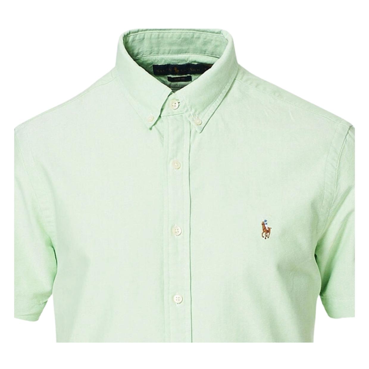 Polo Ralph Lauren Embroidered Logo Green Short Sleeve Shirt