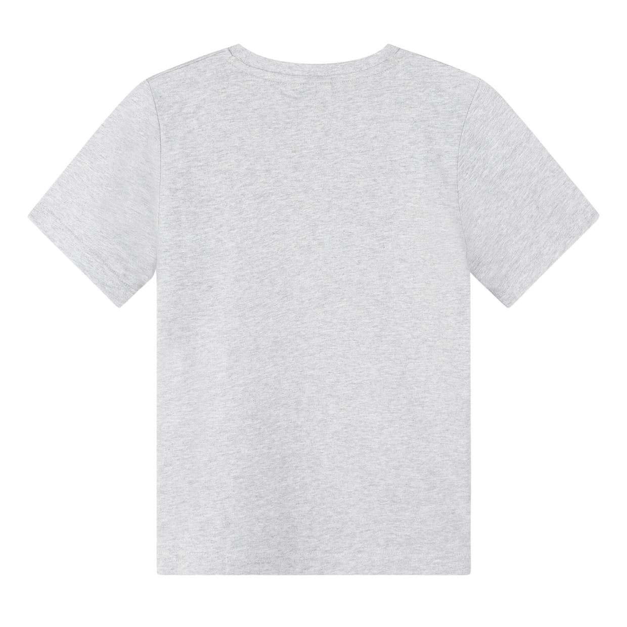 BOSS Kids Printed Logo Grey T-Shirt