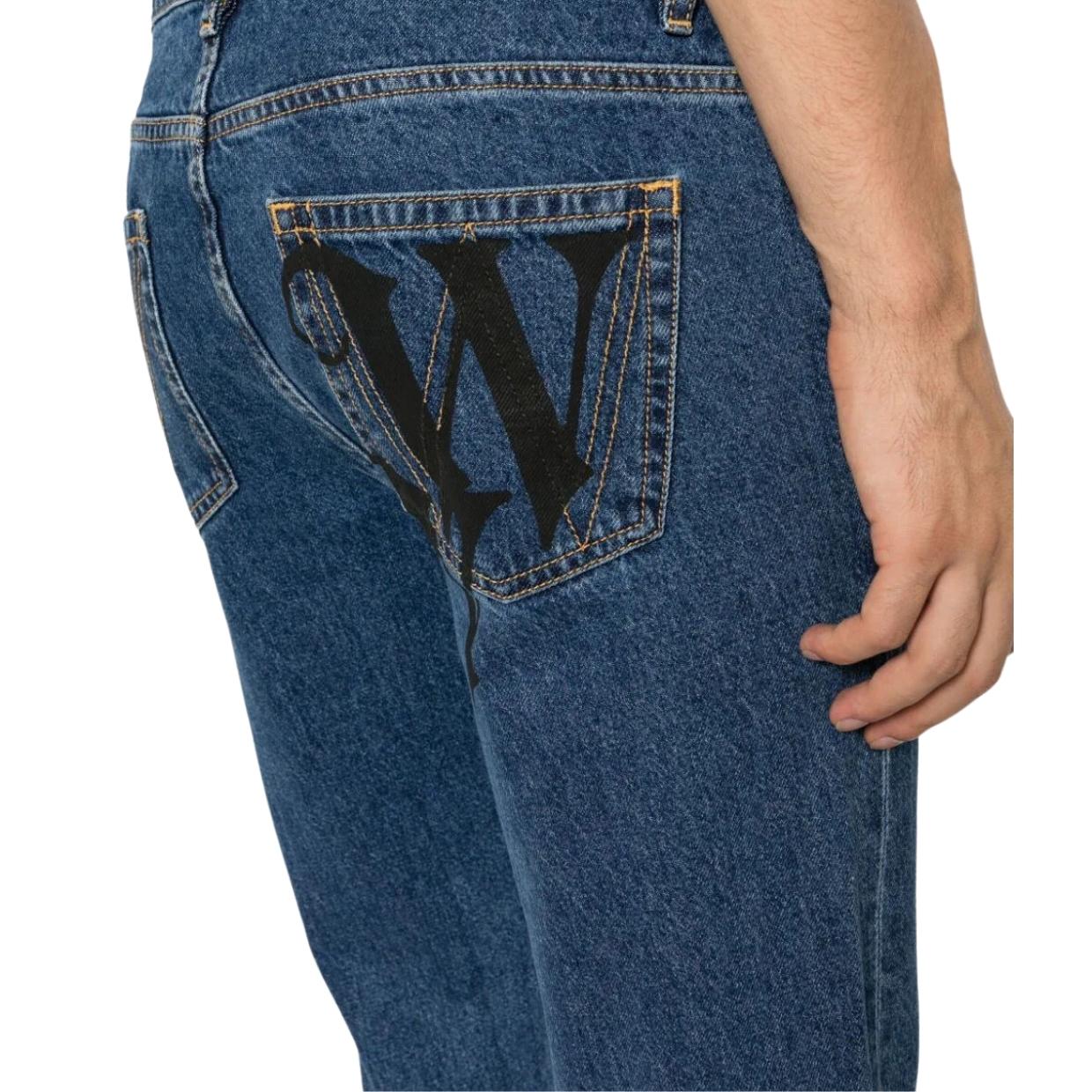 Vivienne Westwood Spray Orb Tapered Denim Jeans