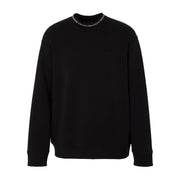 Emporio Armani Logo Collar Black Sweatshirt