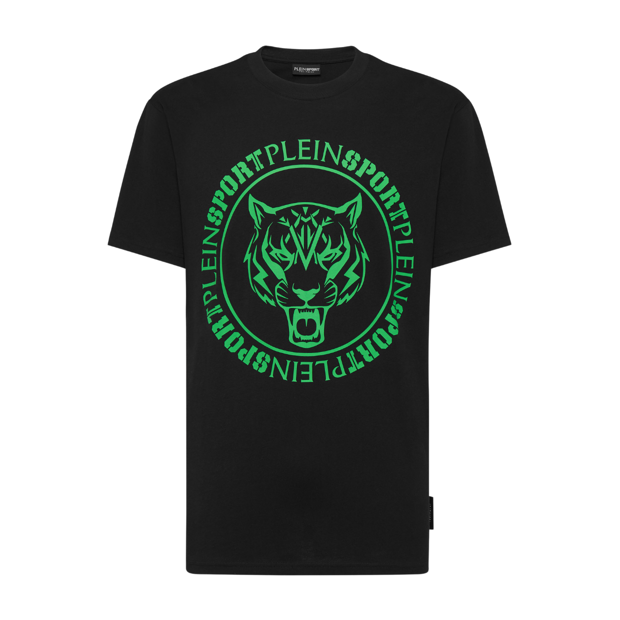 Plein Sport Black Tiger Emblem T-Shirt