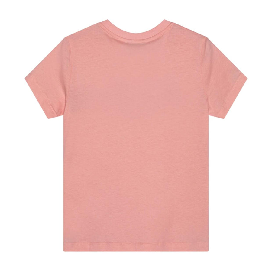Moschino Kids Teddy Bear Print Logo Pink T-Shirt