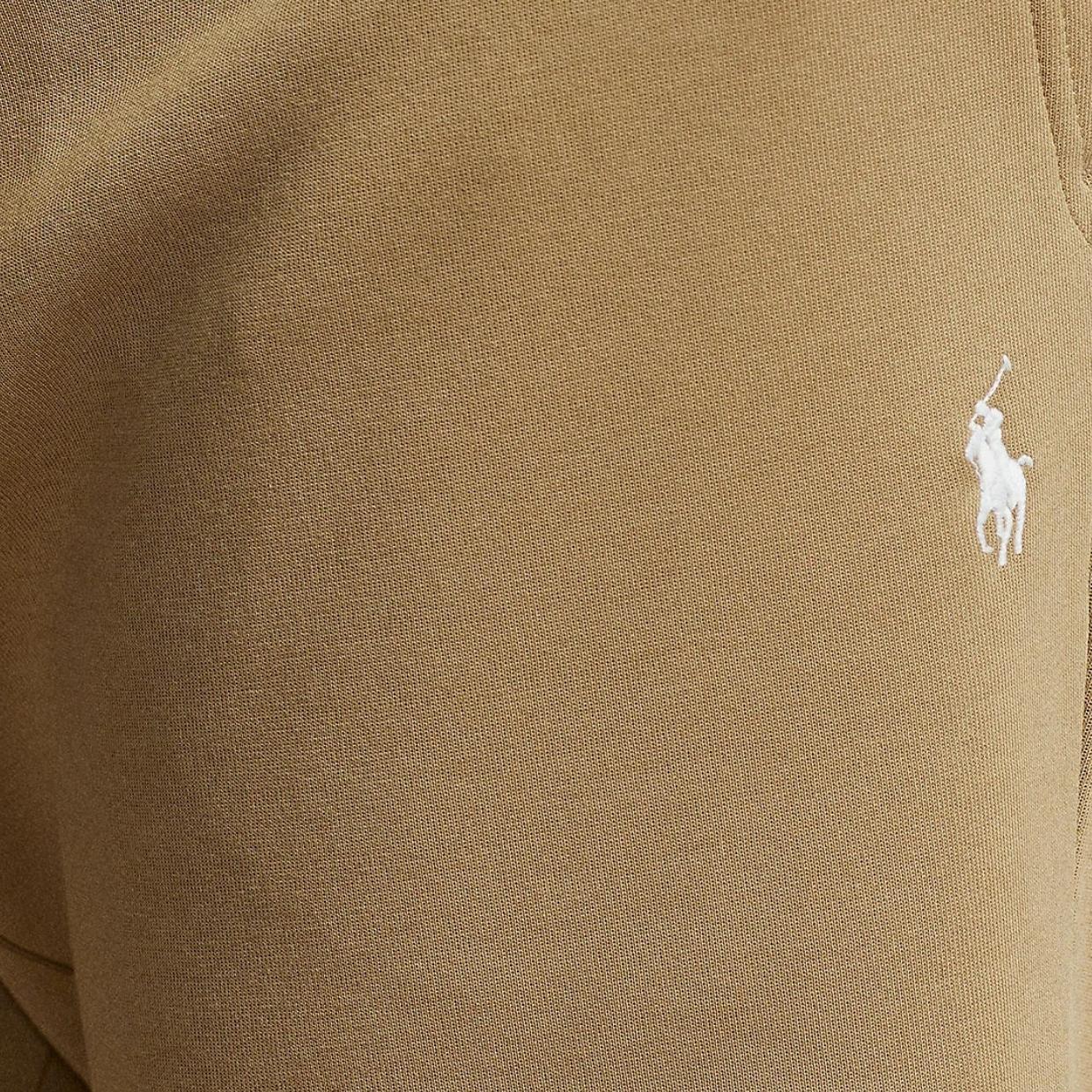 Polo Ralph Lauren Embroidered Logo Khaki Sweat Shorts
