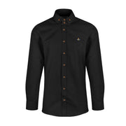 Vivienne Westwood Two Button Krall Long Sleeve Black Shirt