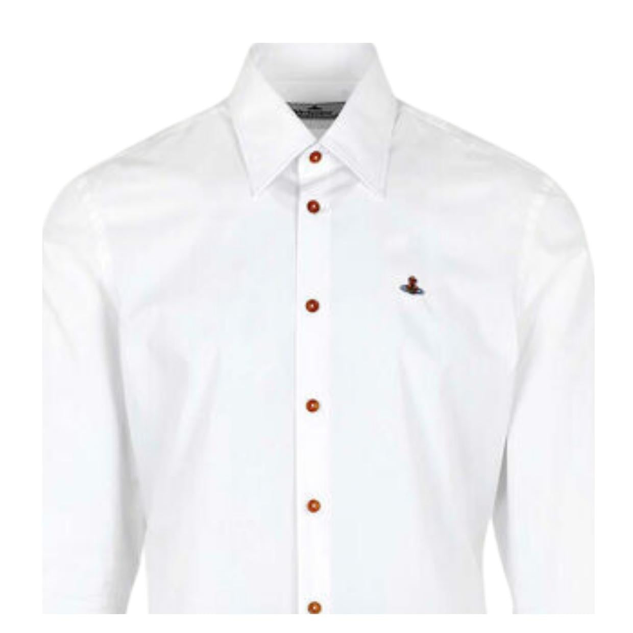Vivienne Westwood Multi-Coloured Orb Ghost White Shirt