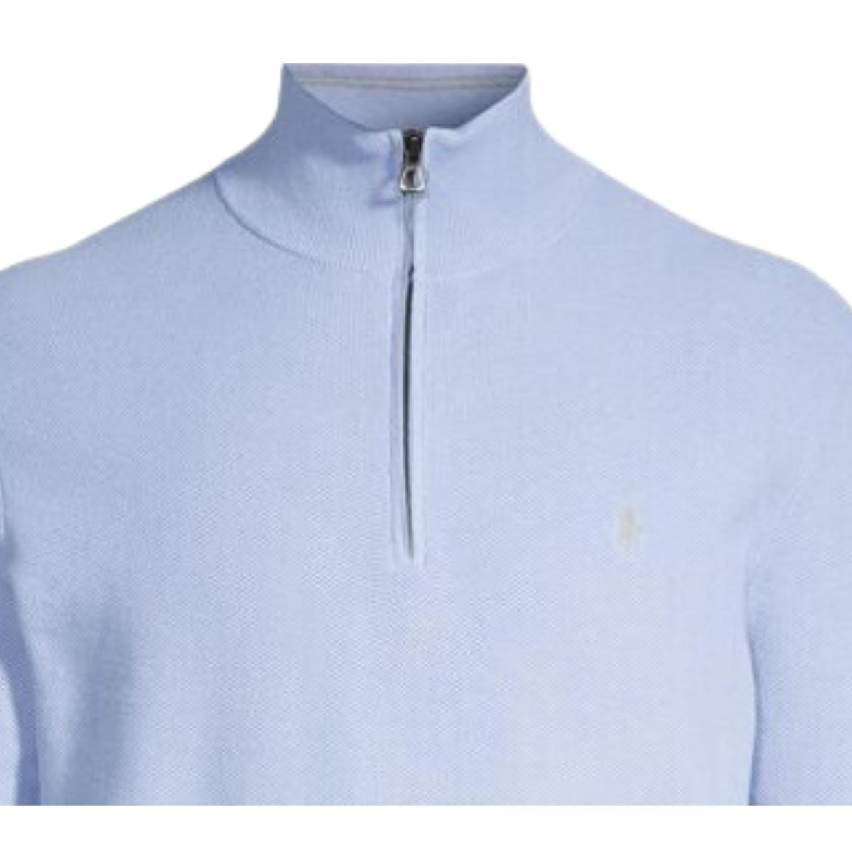 Polo Ralph Lauren Blue Half Zip Sweater