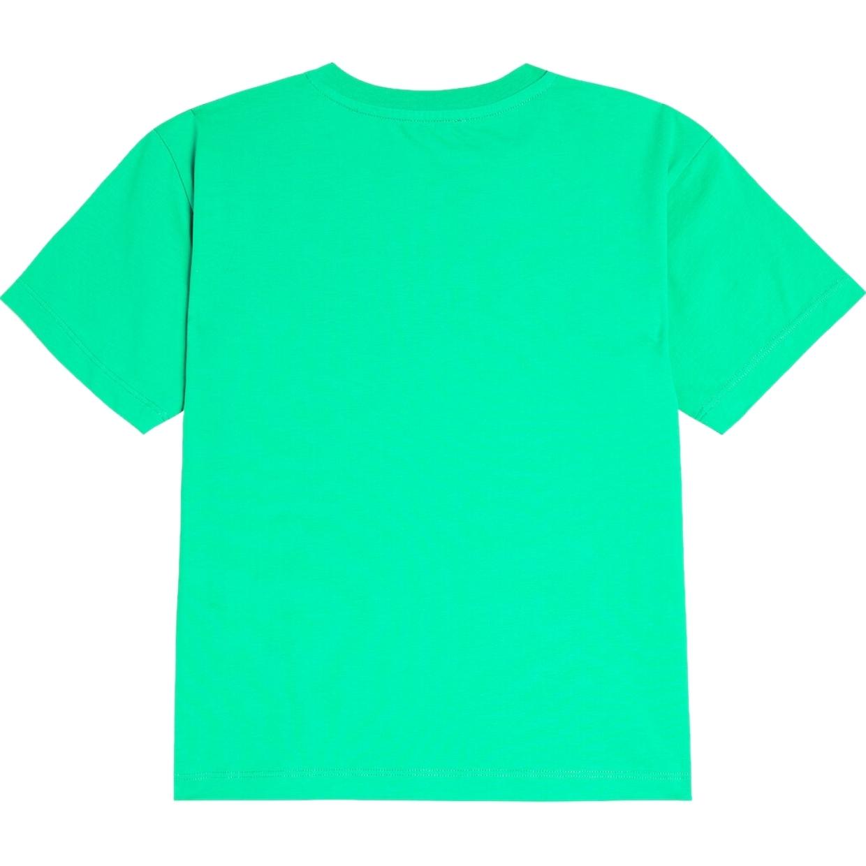 Balmain Kids Contrast Logo Green T-Shirt