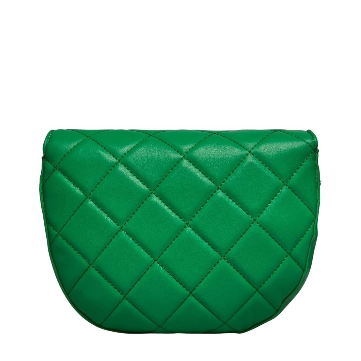 Valentino Bags Quilted Bigs Mat Green Crossbody Bag