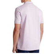 Sandbanks Badge Logo Pique Lilac Polo Shirt