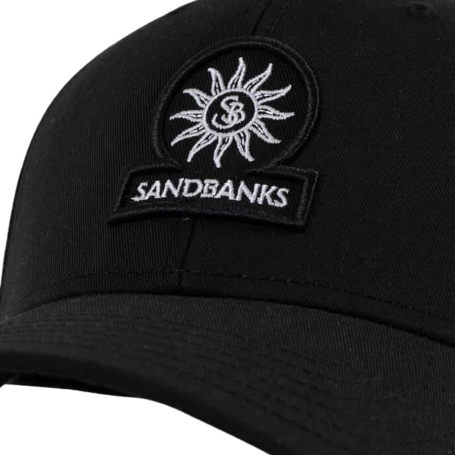 Sandbanks Logo Badge Black Cap