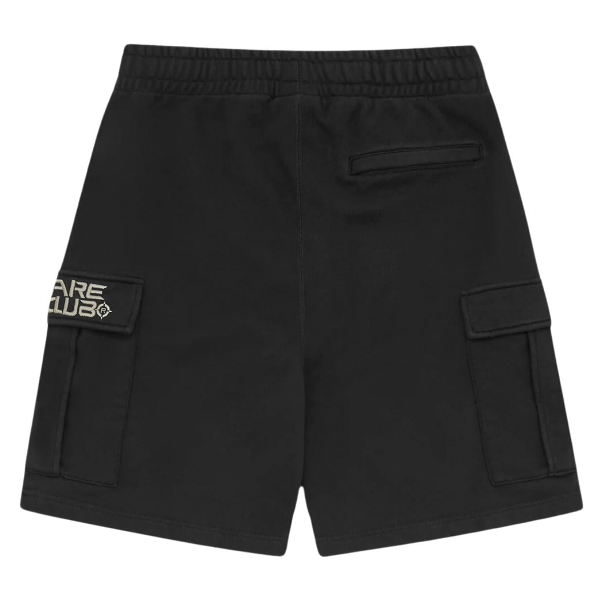 Billionaire Boys Club Embroidered Logo Black Sweat Cargo Shorts