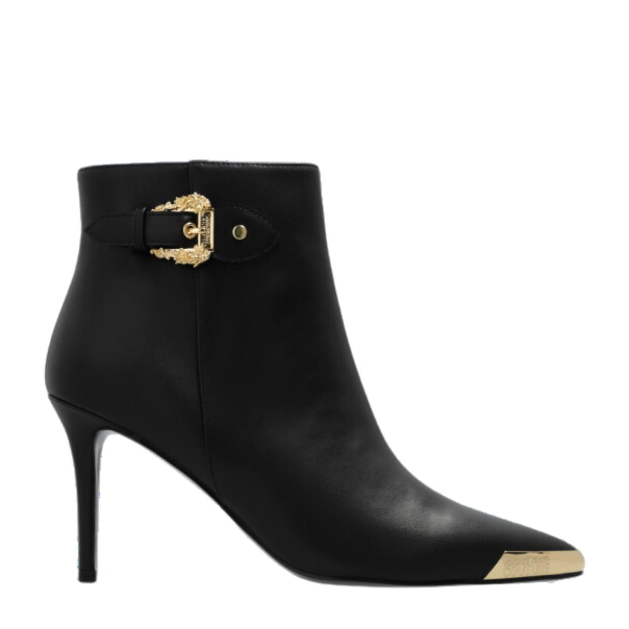 Versace black boots clearance