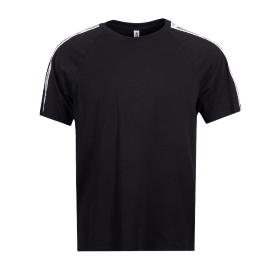 Moschino Underwear Teddy Bear Logo Tape Black T-Shirt
