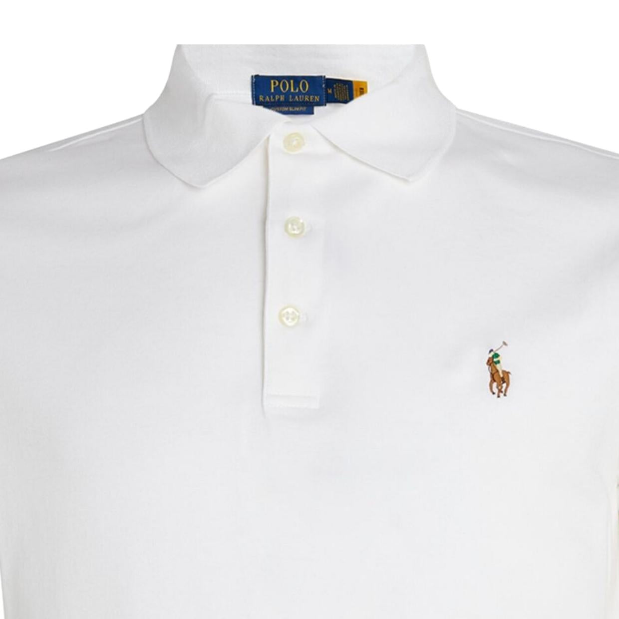 Polo Ralph Lauren Short Sleeve White Polo Shirt