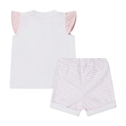 BOSS Baby White T-Shirt & Short Set