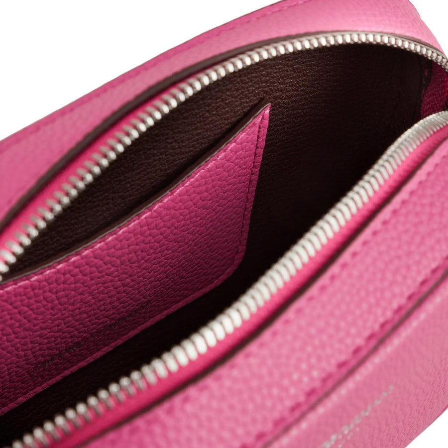 Emporio Armani Logo Pink Camera Crossbody Bag