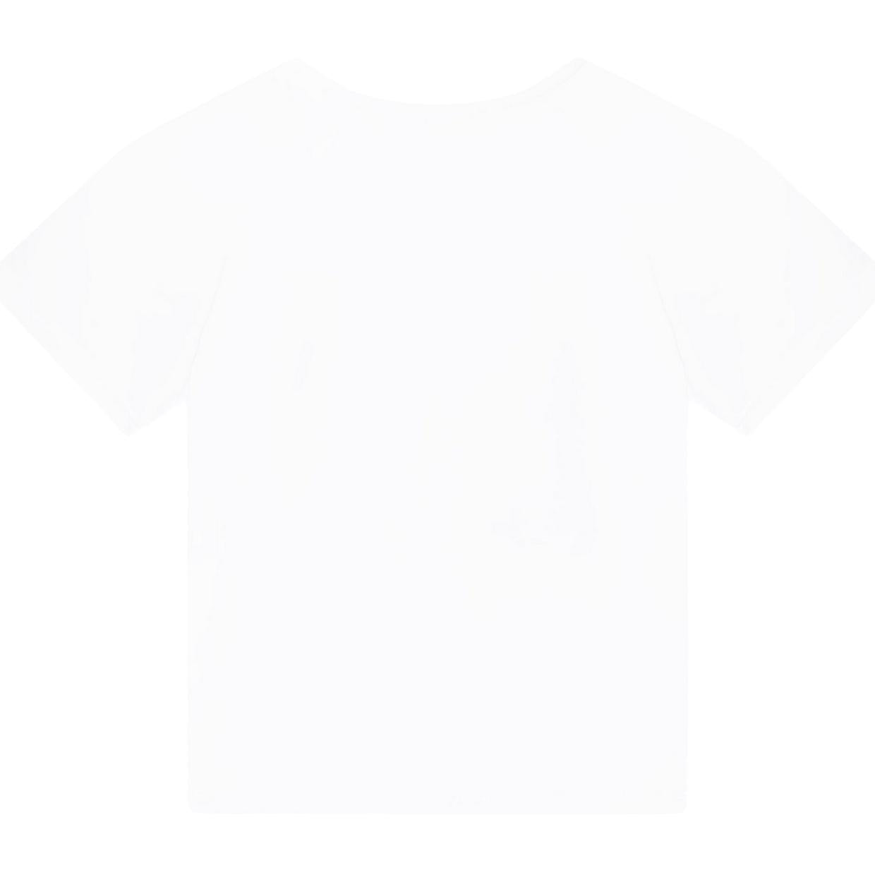 Billieblush Printed Dog White T-Shirt