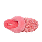 UGG Pink Scuffette II Chunky Sequin Slippers