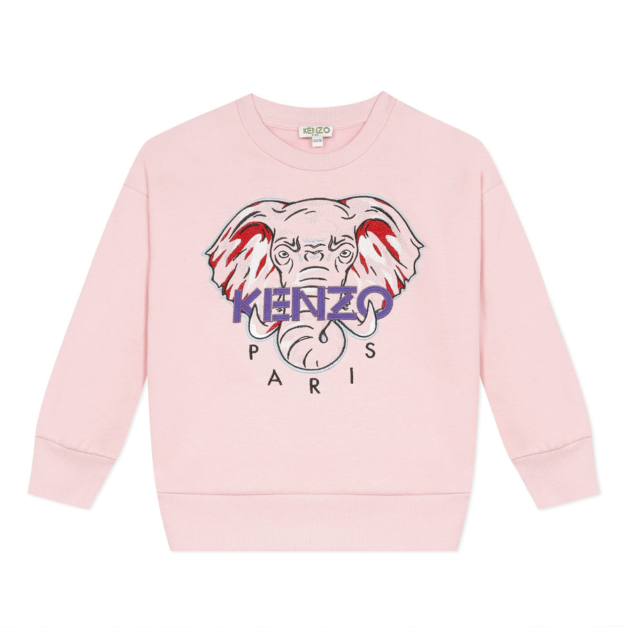 Kenzo Kids Pink Elephant Sweatshirt