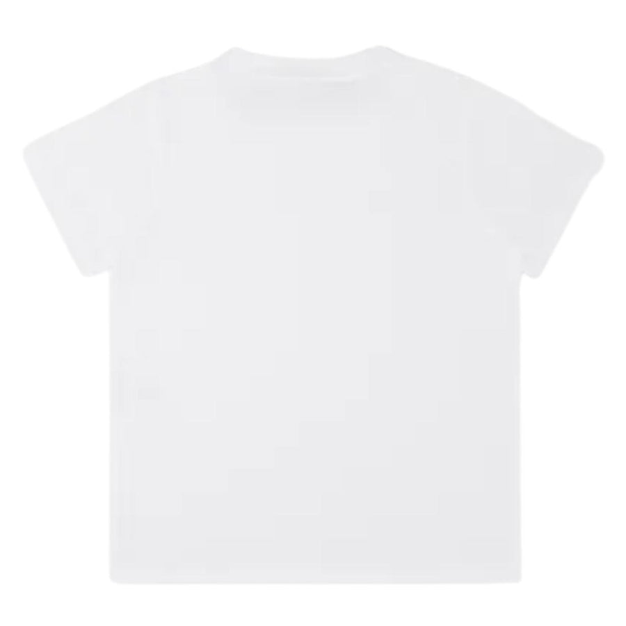 Emporio Armani Kids Printed Logo White T-Shirt