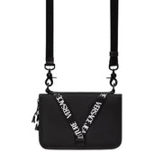 Versace Jeans Couture V-Webbing Passport Holder Crossbody Bag