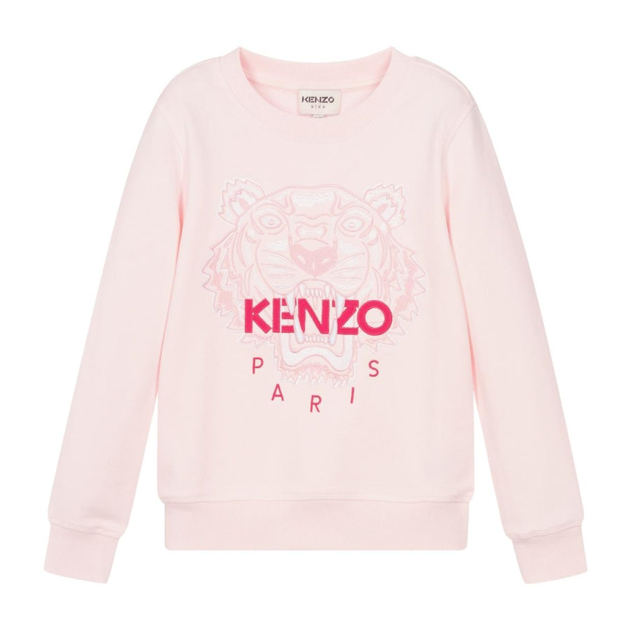 Kenzo Kids Tiger Logo Pink Sweatshirt