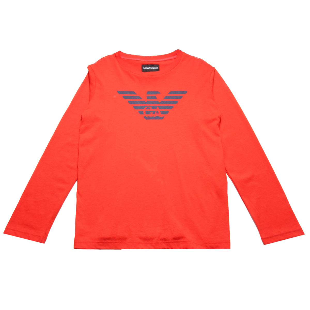 Emporio Armani Red Long Sleeved T-shirt front 