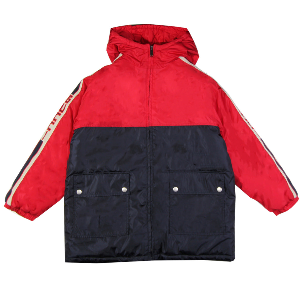 Gucci Kids Red Puffer Jacket front 