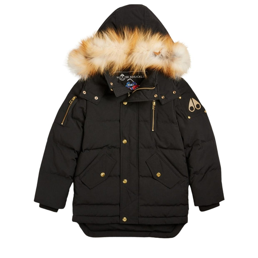 Moose Knuckles Kids Unisex Premium Black Jacket