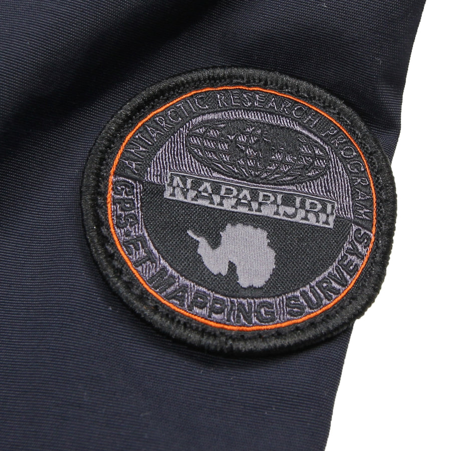 Napapijri Junior Navy Rainforest Nylon Jacket Badge