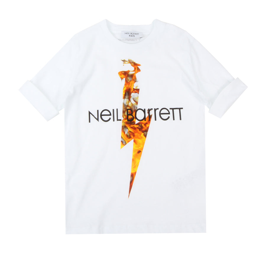 Neil Barrett Flame Thunderbolt T-shirt