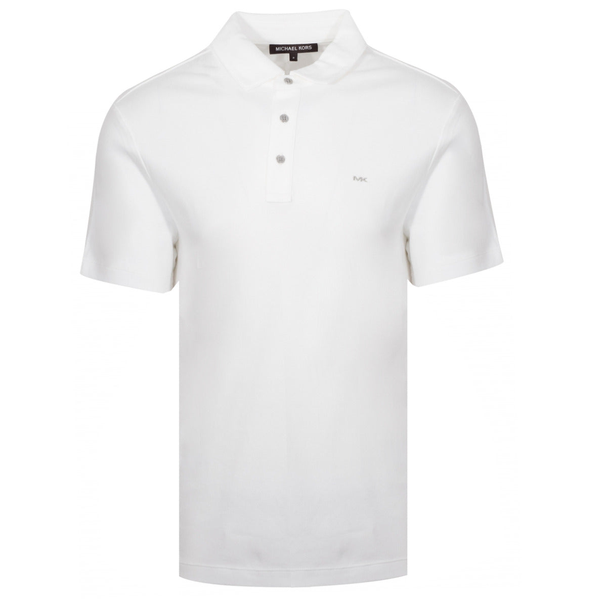 Michael Kors Solid White Polo Shirt - Retro Designer Wear