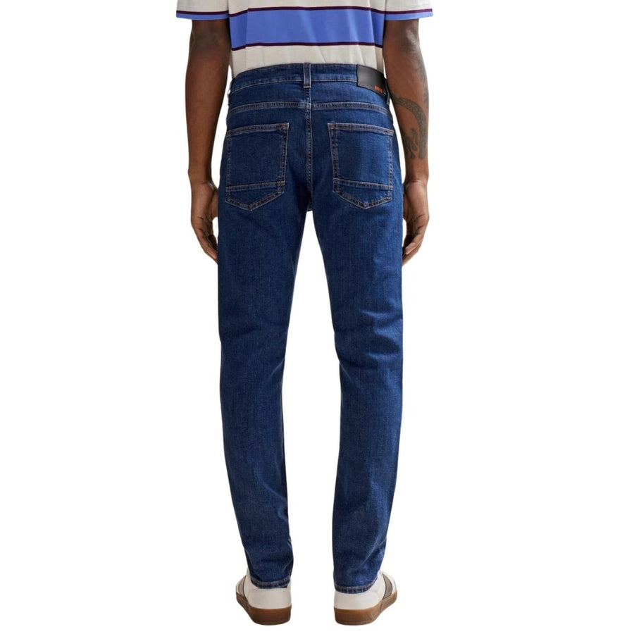 BOSS Delaware BC-C Slim Fit Comfort Dark Blue Denim Jeans