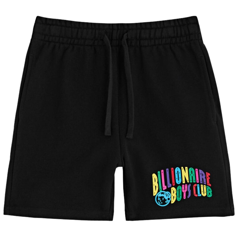 Billionaire Boys Club Kids Arch Logo Print Black Sweat Shorts