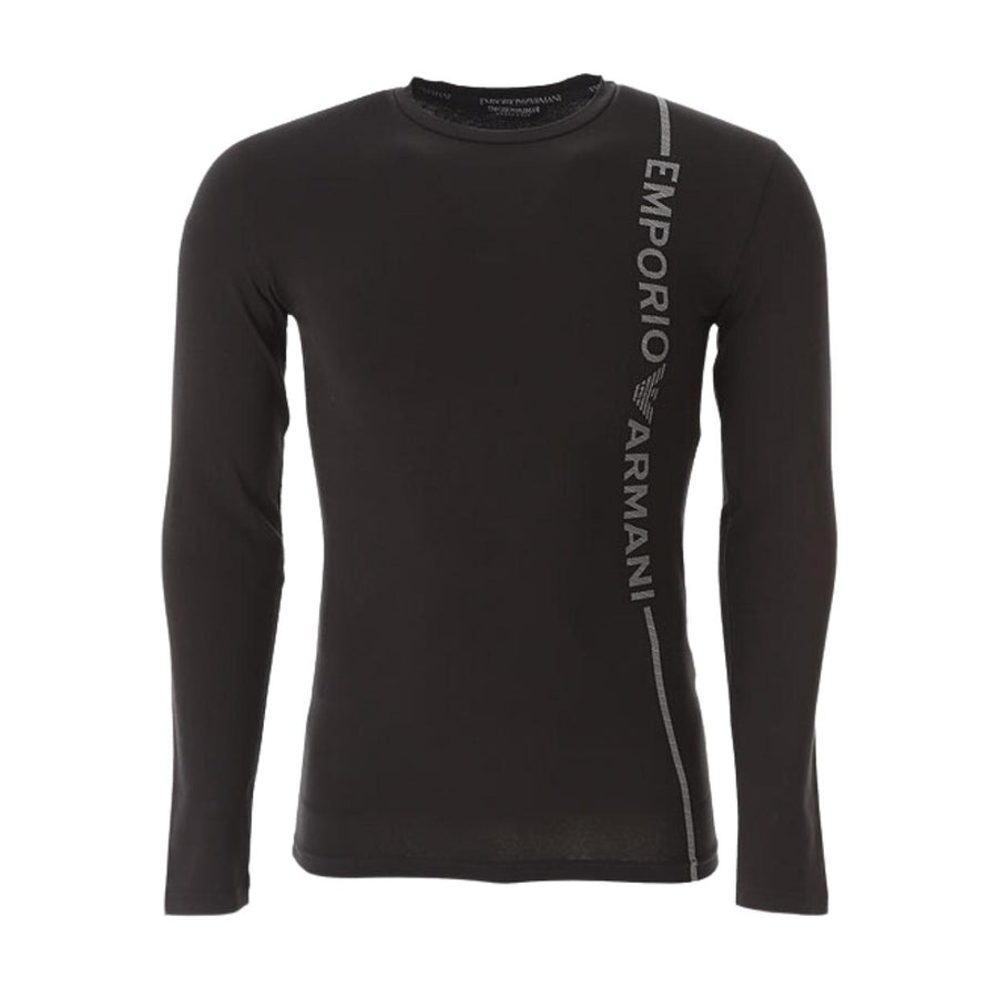 Emporio Armani Bodywear Printed Logo Black T-Shirt