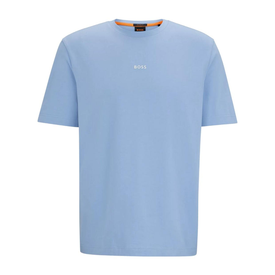 BOSS TChup Logo Print Light Blue T-Shirt