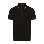 BOSS Philix Half Zip Black Polo Shirt