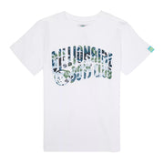 Billionaire Boys Club Kids Camo Arch Logo White T-Shirt