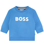 BOSS Baby Print Logo Blue Sweatshirt