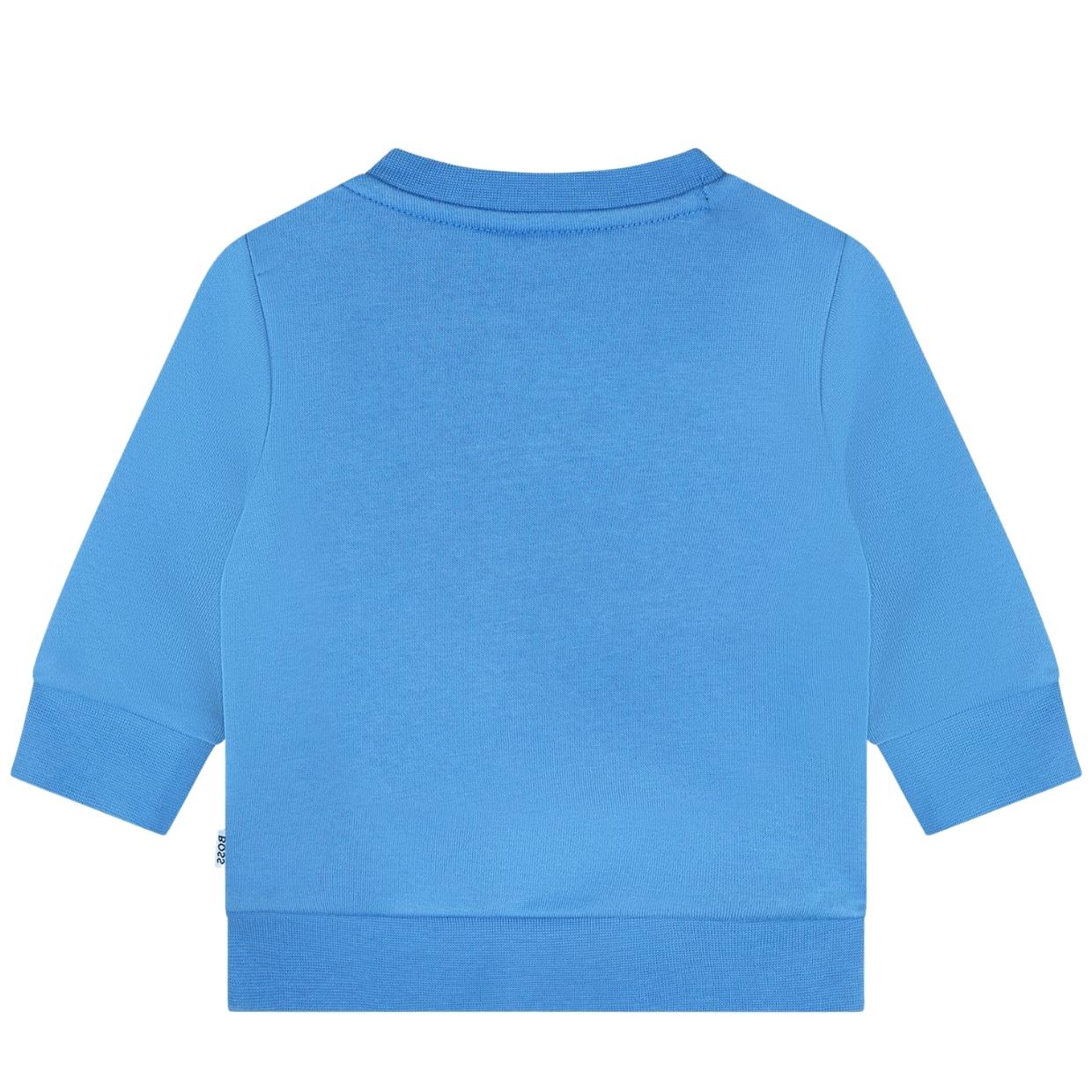 BOSS Baby Print Logo Blue Sweatshirt