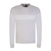 BOSS Print Logo Grey Tracksuit Sweatshirt