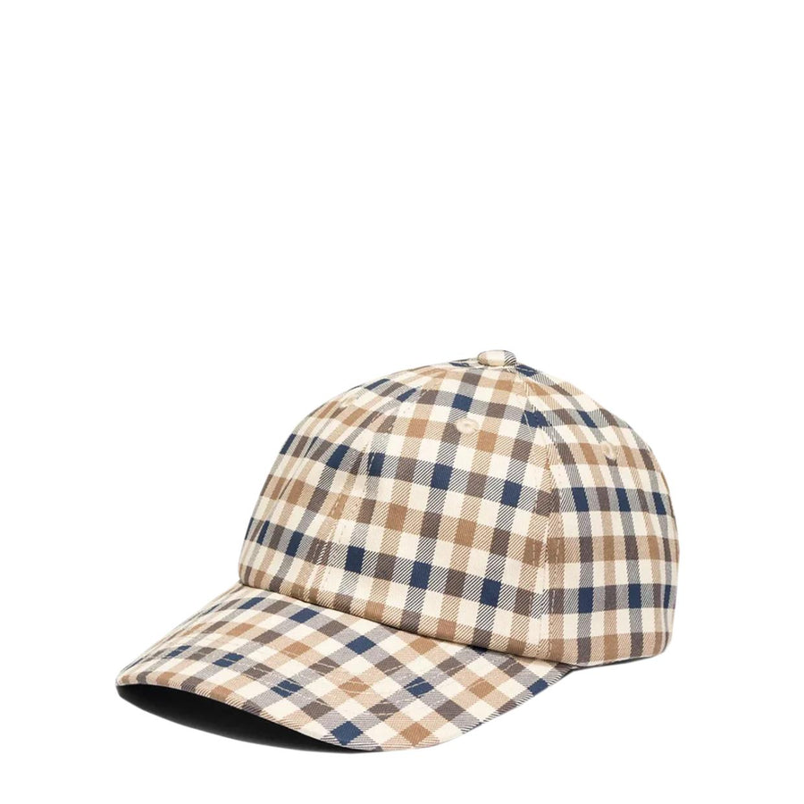 Aquascutum Active Club Check Baseball Cap