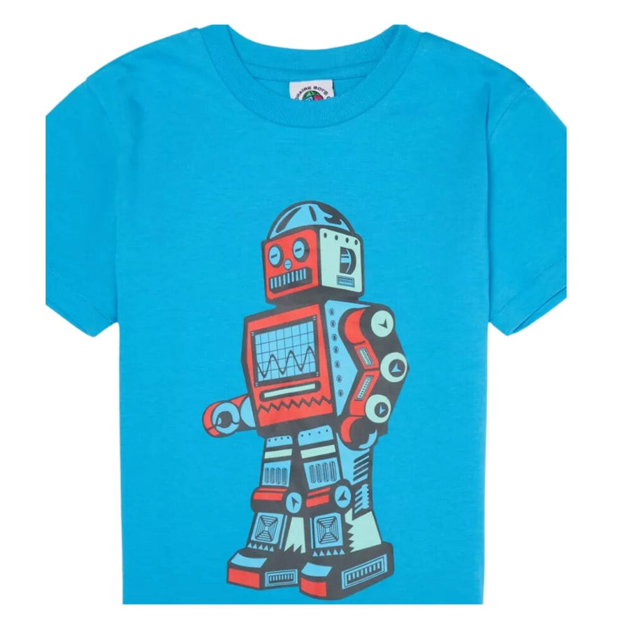 Billionaire Boys Club Kids Walking Robot Blue T-Shirt