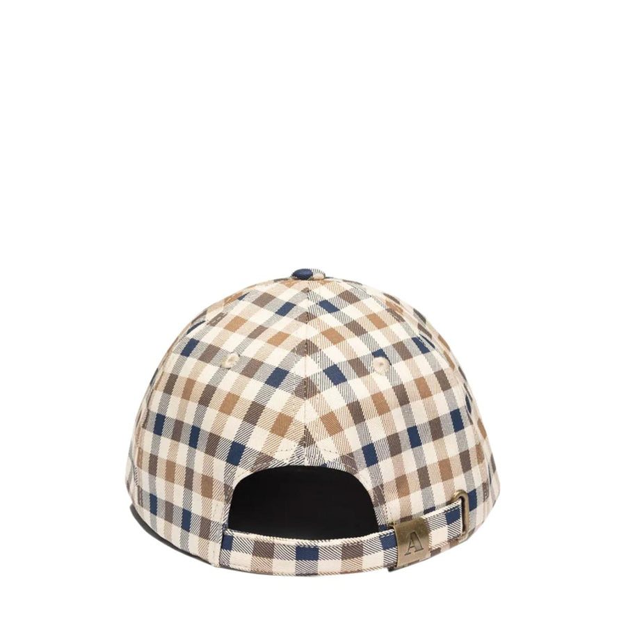 Aquascutum Active Club Check Baseball Cap