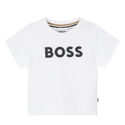 BOSS Baby Printed Logo White T-Shirt