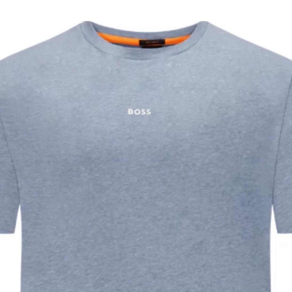 BOSS TChup Logo Print Blue T-Shirt