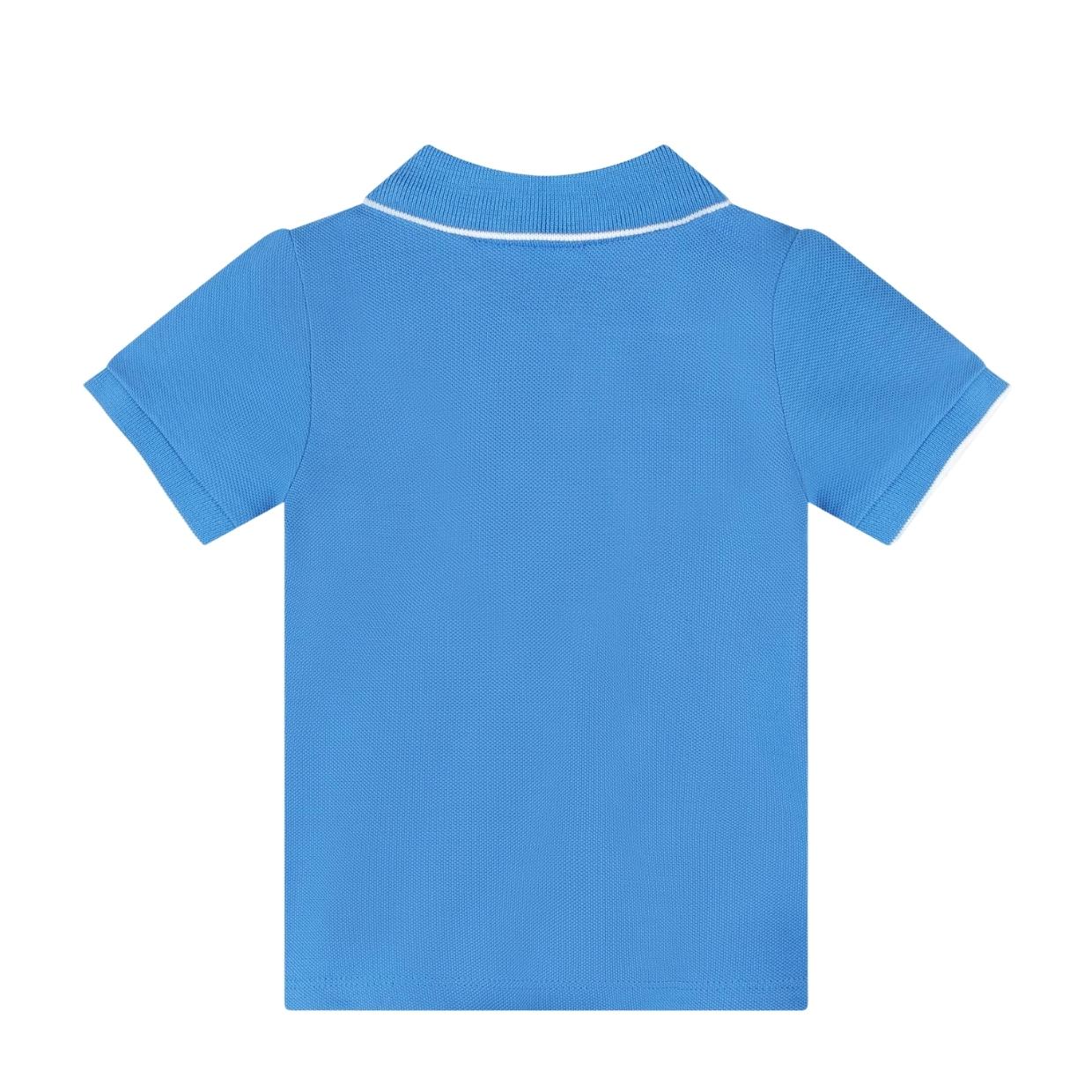 BOSS Baby Printed Logo Blue Polo Shirt