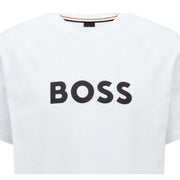 BOSS Printed Large Logo White T-Shirt