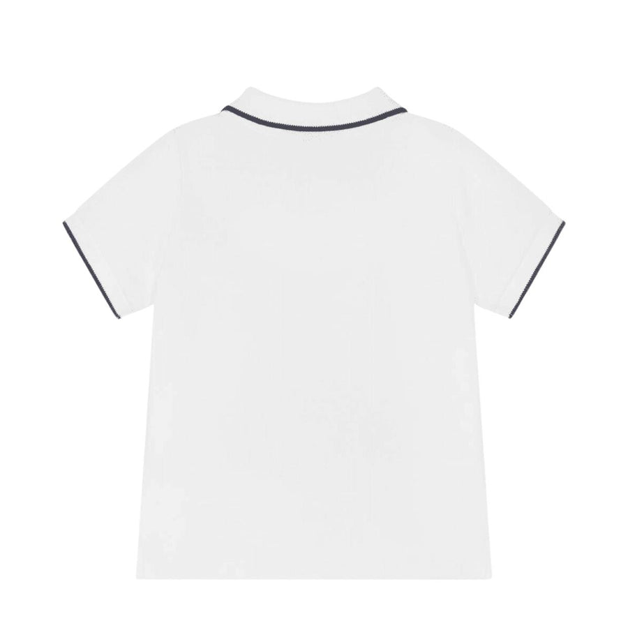 BOSS Baby Printed Logo White Polo Shirt